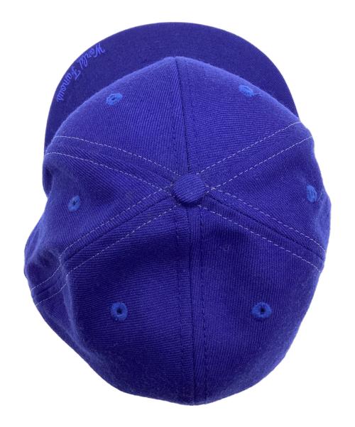 New Era（ニューエラ）New Era (ニューエラ) Supreme (シュプリーム) キャップ SIDE LOGO CAP ブルー サイズ:7 1/2の古着・服飾アイテム