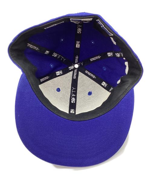 New Era（ニューエラ）New Era (ニューエラ) Supreme (シュプリーム) キャップ SIDE LOGO CAP ブルー サイズ:7 1/2の古着・服飾アイテム