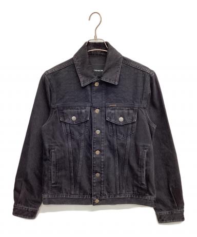 中古・古着通販】COACH (コーチ) デニムジャケット ブラック サイズ:XS