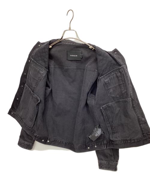 COACH（コーチ）COACH (コーチ) デニムジャケット ブラック サイズ:XSの古着・服飾アイテム
