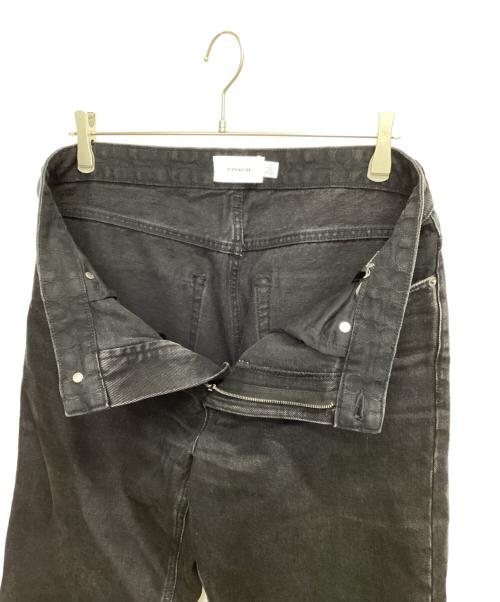 COACH（コーチ）COACH (コーチ) デニムパンツ ブラック サイズ:81cm (W32)の古着・服飾アイテム