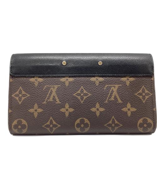 LOUIS VUITTON（ルイ ヴィトン）LOUIS VUITTON (ルイ ヴィトン) 長財布　モノグラム ブラウン×ブラックの古着・服飾アイテム
