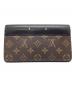 LOUIS VUITTON (ルイ ヴィトン) 長財布　モノグラム ブラウン×ブラック：30000円