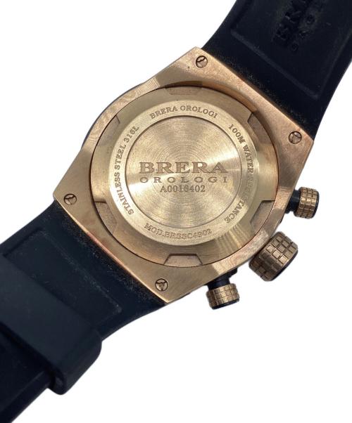 BRERA OROLOGI（ブレラオロロジ）BRERA OROLOGI (ブレラオロロジ) クロノグラフ ブラックの古着・服飾アイテム