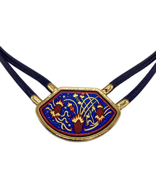 HERMES（エルメス）HERMES (エルメス) チョーカー エマイユ ブルーの古着・服飾アイテム