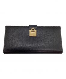 Salvatore Ferragamo（サルヴァトーレ フェラガモ）の古着「長財布」｜ブラック