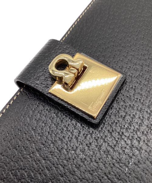 Salvatore Ferragamo（サルヴァトーレ フェラガモ）Salvatore Ferragamo (サルヴァトーレ フェラガモ) 長財布 ブラックの古着・服飾アイテム