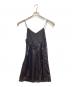 COACH (コーチ) ノースリーブ・キャミソールワンピース SEQUIN SHORT CAMI DRESS ブラック サイズ:4 未使用品：6000円
