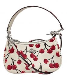 COACH（コーチ）の古着「ショルダーバッグ」｜ベージュ×レッド