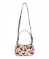 COACH (コーチ) ショルダーバッグ ベージュ×レッド：25000円