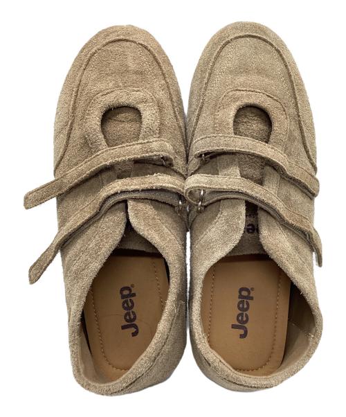 JEEP（ジープ）JEEP (ジープ) スニーカーMary Jane ベージュ サイズ:24の古着・服飾アイテム