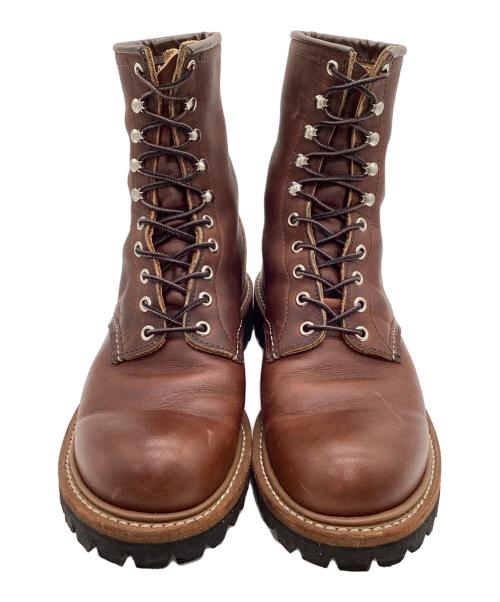 RED WING（レッドウィング）RED WING (レッドウィング) ブーツ 8-inch Logger (Non-Steel Toe) ブラウン サイズ:26.5の古着・服飾アイテム