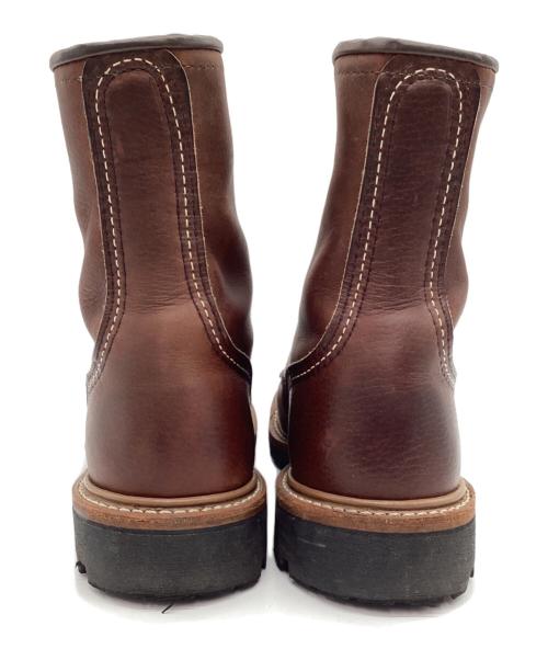 RED WING（レッドウィング）RED WING (レッドウィング) ブーツ 8-inch Logger (Non-Steel Toe) ブラウン サイズ:26.5の古着・服飾アイテム