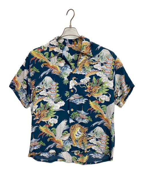 Sun Surf（サンサーフ）SUN SURF (サンサーフ) アロハシャツ ブルー サイズ:Ｍの古着・服飾アイテム