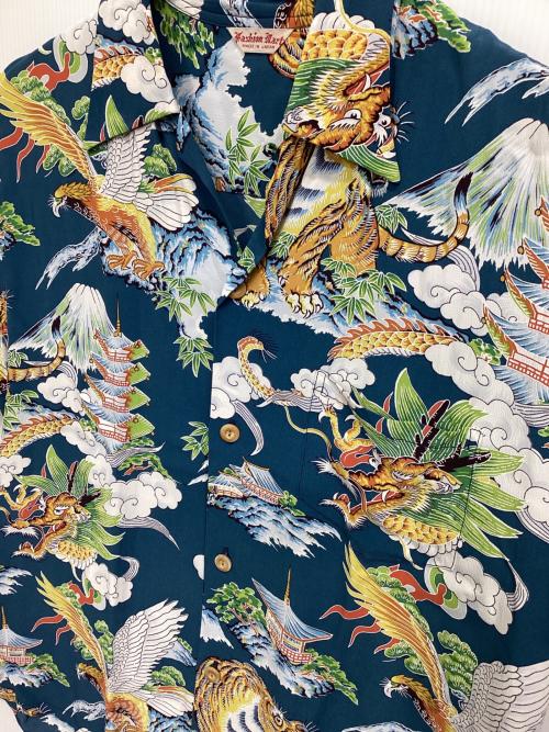 Sun Surf（サンサーフ）SUN SURF (サンサーフ) アロハシャツ ブルー サイズ:Ｍの古着・服飾アイテム