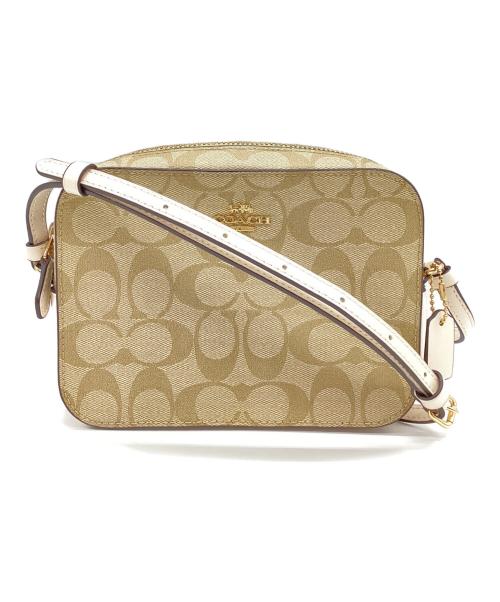 COACH（コーチ）COACH (コーチ) ショルダーバッグ ベージュの古着・服飾アイテム
