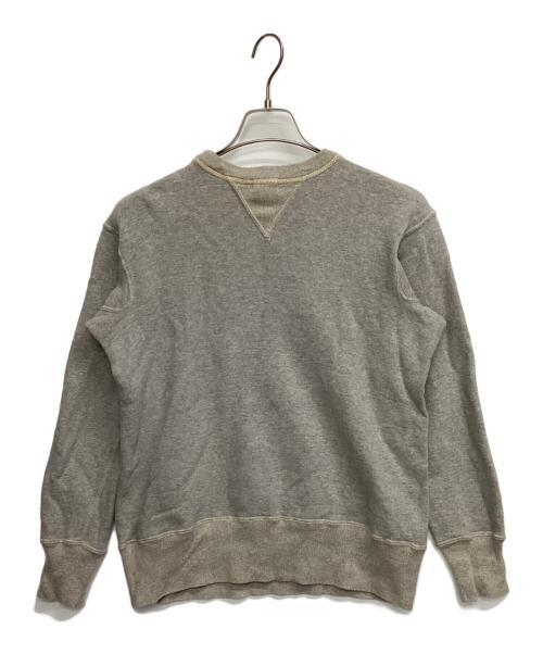 WAREHOUSE（ウエアハウス）WAREHOUSE (ウエアハウス) クルーネックスウェット グレー×レッド サイズ:38の古着・服飾アイテム