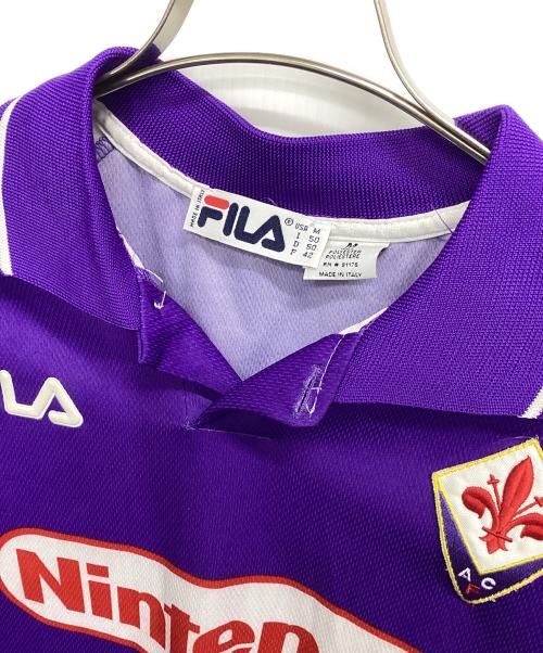 FILA（フィラ）FILA (フィラ) サッカーユニフォーム ACFフィオレンティーナ Nintendo ブルー サイズ:Ｍの古着・服飾アイテム