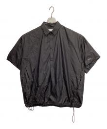 Graphpaper（グラフペーパー）の古着「半袖シャツ PERTEX QUANTUM AIR Ripstop Regular Collar Pullover」｜ブラック