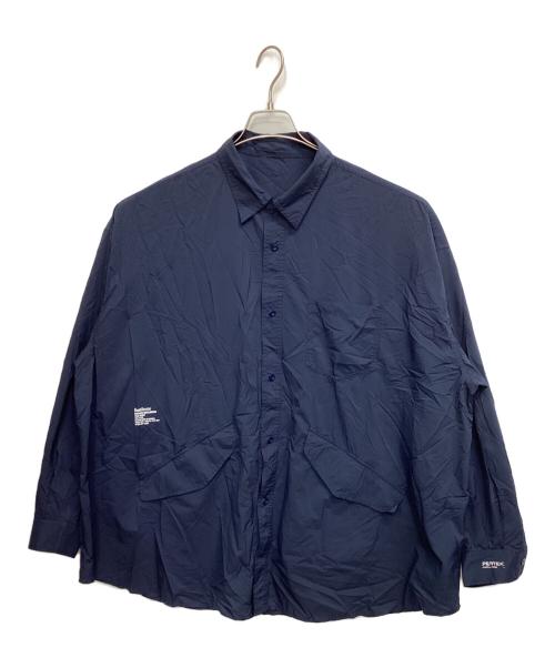 FreshService（フレッシュサービス）FreshService (フレッシュサービス) 長袖シャツ ネイビー サイズ:Ｌの古着・服飾アイテム