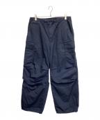 Graphpaperグラフペーパー）の古着「カーゴパンツ Pigment Drill Field Pants」｜ネイビー