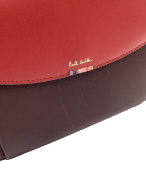 PAUL SMITH（ポールスミス）Paul Smith (ポールスミス) ハンドバッグ ボルドーの古着・服飾アイテム