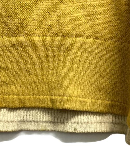 STONE ISLAND（ストーンアイランド）STONE ISLAND (ストーンアイランド) 薄手ニット イエロー サイズ:XLの古着・服飾アイテム