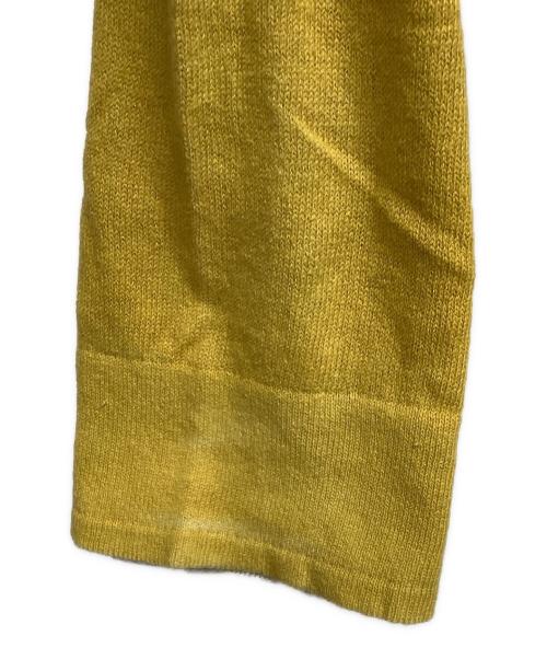 STONE ISLAND（ストーンアイランド）STONE ISLAND (ストーンアイランド) 薄手ニット イエロー サイズ:XLの古着・服飾アイテム