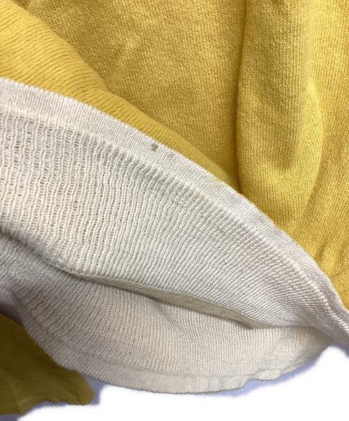 STONE ISLAND（ストーンアイランド）STONE ISLAND (ストーンアイランド) 薄手ニット イエロー サイズ:XLの古着・服飾アイテム