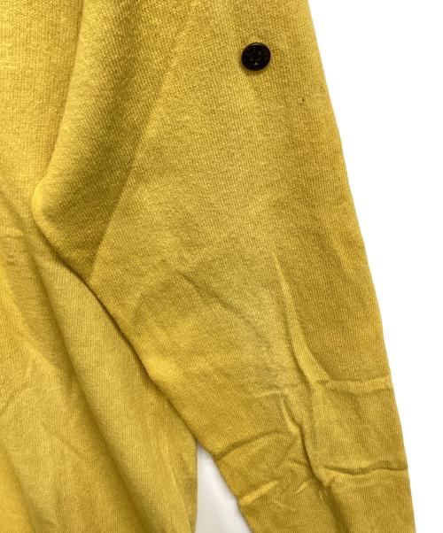 STONE ISLAND（ストーンアイランド）STONE ISLAND (ストーンアイランド) 薄手ニット イエロー サイズ:XLの古着・服飾アイテム