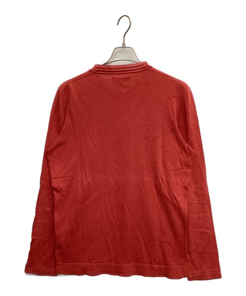STONE ISLAND（ストーンアイランド）STONE ISLAND (ストーンアイランド) 薄手ニット レッド サイズ:XLの古着・服飾アイテム