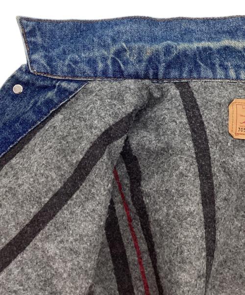 LEVI'S（リーバイス）LEVI'S (リーバイス) 裏地ブランケットデニムジャケット USA製 ネイビー サイズ:40の古着・服飾アイテム