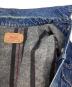 中古・古着 LEVI'S (リーバイス) 裏地ブランケットデニムジャケット USA製 ネイビー サイズ:40：13000円