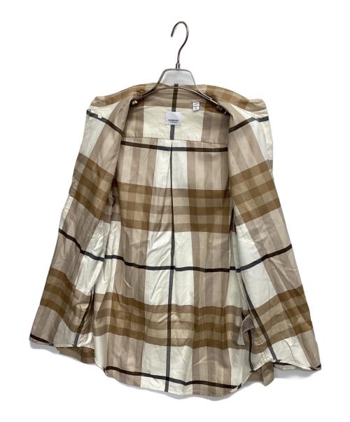 BURBERRY（バーバリー）BURBERRY (バーバリー) 長袖シャツ ベージュ×ホワイト サイズ:36の古着・服飾アイテム