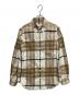 BURBERRY（バーバリー）の古着「長袖シャツ」｜ベージュ×ホワイト