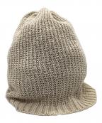 JULIUSユリウス）の古着「ニット帽 BEANIE」｜アイボリー