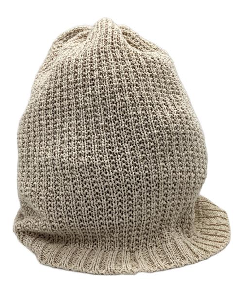 JULIUS（ユリウス）JULIUS (ユリウス) ニット帽 BEANIE アイボリーの古着・服飾アイテム