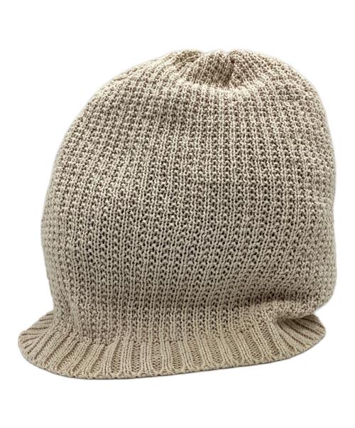 JULIUS（ユリウス）JULIUS (ユリウス) ニット帽 BEANIE アイボリーの古着・服飾アイテム