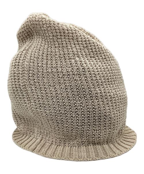 JULIUS（ユリウス）JULIUS (ユリウス) ニット帽 BEANIE アイボリーの古着・服飾アイテム
