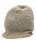 JULIUS (ユリウス) ニット帽 BEANIE アイボリー：4000円