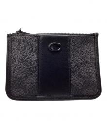 COACH（コーチ）の古着「パスケース シグネチャー」｜ブラック