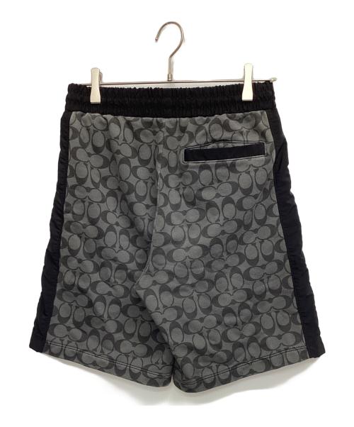 COACH（コーチ）COACH (コーチ) ハーフパンツ シグネチャー ブラック サイズ:Sの古着・服飾アイテム