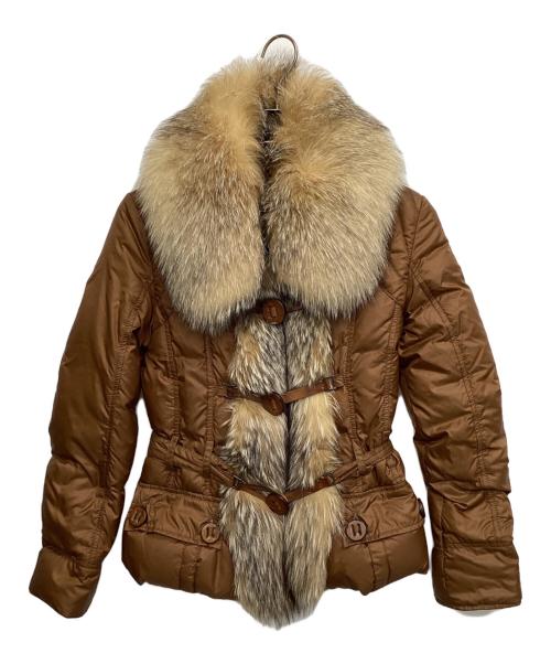 MONCLER（モンクレール）MONCLER (モンクレール) ダウンジャケット ブラウン サイズ:1の古着・服飾アイテム