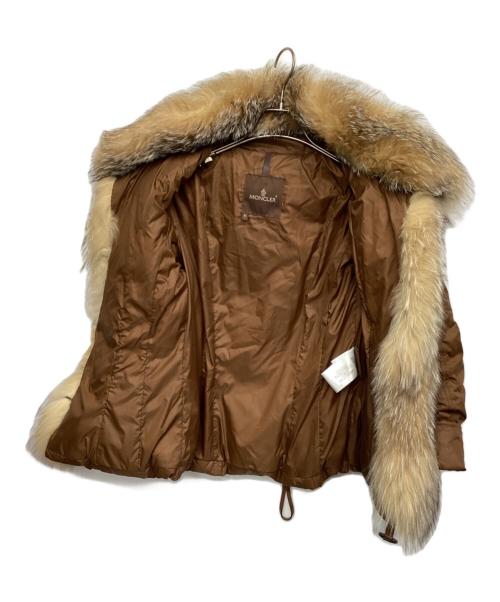 MONCLER（モンクレール）MONCLER (モンクレール) ダウンジャケット ブラウン サイズ:1の古着・服飾アイテム