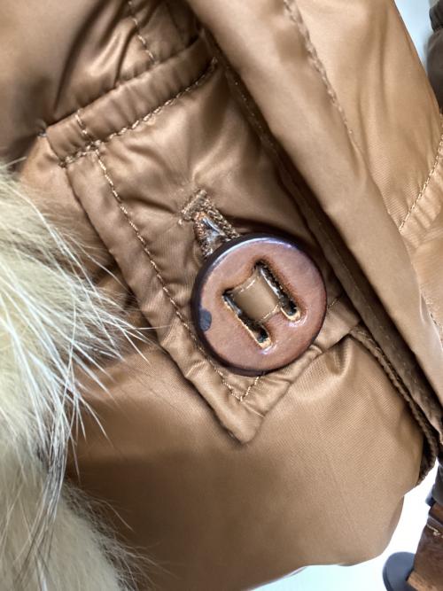 MONCLER（モンクレール）MONCLER (モンクレール) ダウンジャケット ブラウン サイズ:1の古着・服飾アイテム