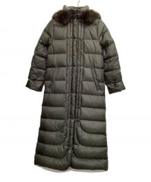 MONCLER（モンクレール）の古着「ダウンコート」｜オリーブ