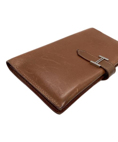 HERMES（エルメス）HERMES (エルメス) 2つ折り財布 ベアンクラシック ブラウンの古着・服飾アイテム