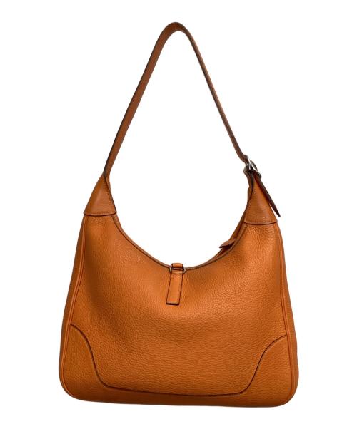HERMES（エルメス）HERMES (エルメス) ショルダーバッグ トリム31 オレンジの古着・服飾アイテム