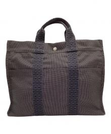 HERMES（エルメス）の古着「トートバッグ エールラインMM」｜グレー