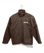 A BATHING APEアベイシングエイプ）の古着「ウールジャケット GORE WINDSTOPPER」｜ダークブラウン